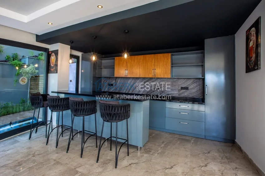 Turnkey one-bedroom apartment in the center of Alanya, Cleopatra beach area — luxury complex 16 