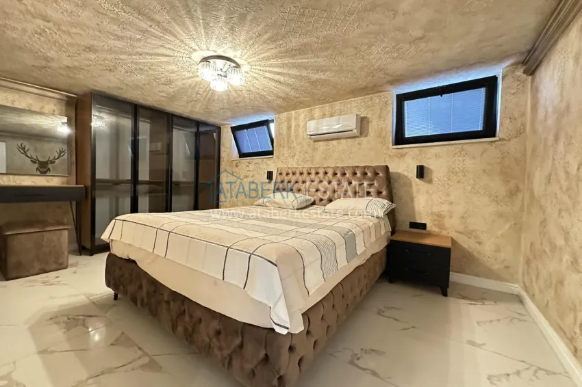 Purchase Luxury triplex villa with sea and fortress views in Alanya, Tepe district - suitable for obtaining citizenship 8 