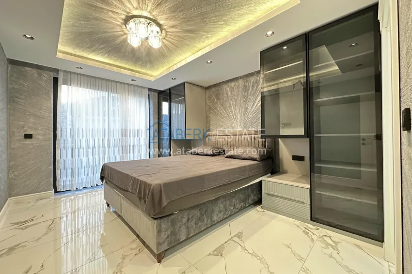 Purchase Luxury triplex villa with sea and fortress views in Alanya, Tepe district - suitable for obtaining citizenship 10 