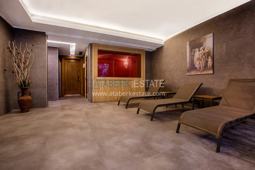 Turnkey one-bedroom apartment in the center of Alanya, Cleopatra beach area — luxury complex 20 