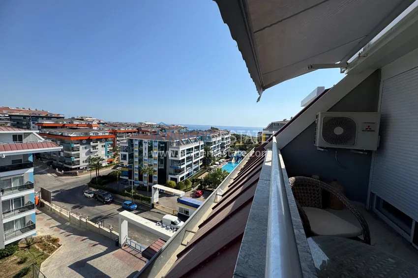 Purchase Duplex penthouse in Alanya, Kestel district - furnished and with sea views 23 