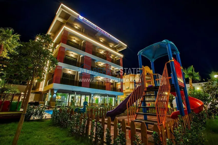 Turnkey one-bedroom apartment in the center of Alanya, Cleopatra beach area — luxury complex 7 