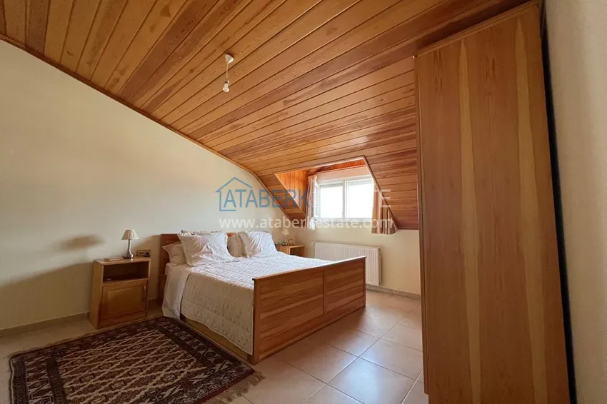 Purchase  Spacious panoramic penthouse duplex in the center of Alanya — furnished and equipped with a sauna, suitable for a residence permit  19 