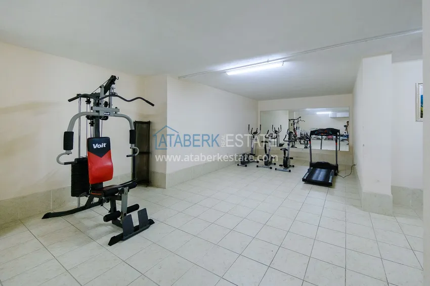 Spacious panoramic penthouse duplex in the center of Alanya — furnished and equipped with a sauna, suitable for a residence permit  15 