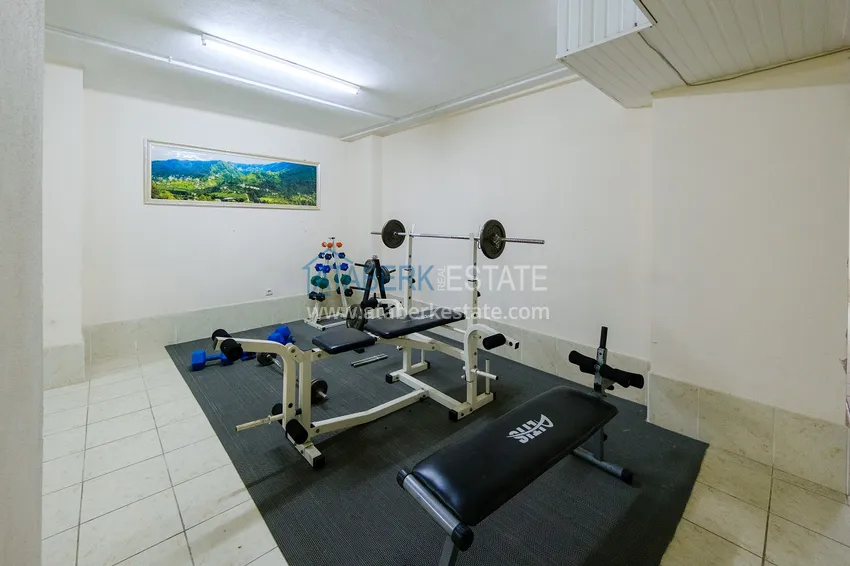 Spacious panoramic penthouse duplex in the center of Alanya — furnished and equipped with a sauna, suitable for a residence permit  16 