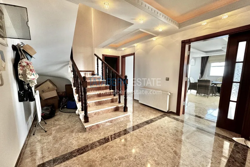 Purchase  Spacious panoramic penthouse duplex in the center of Alanya — furnished and equipped with a sauna, suitable for a residence permit  2 