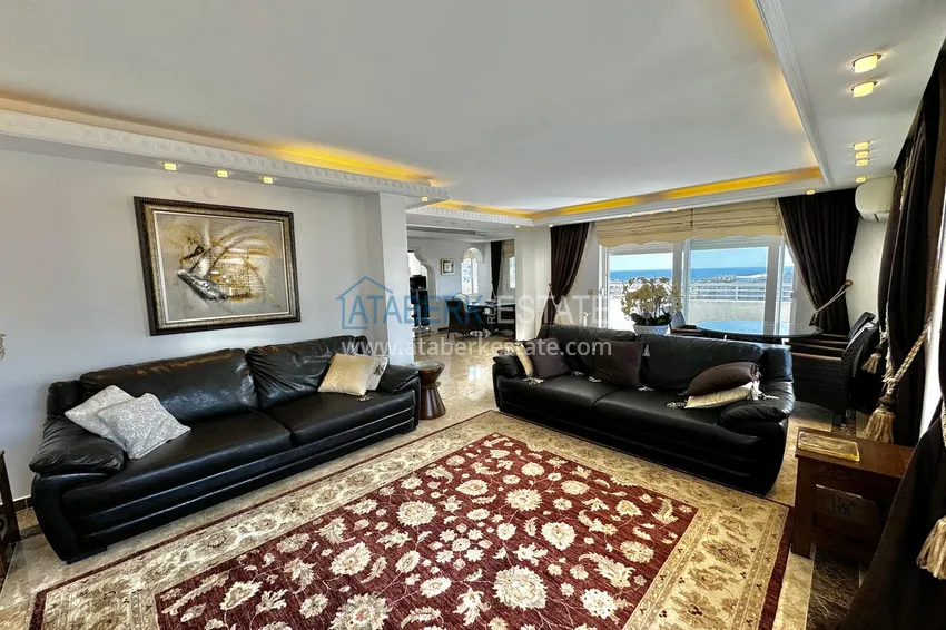 Purchase  Spacious panoramic penthouse duplex in the center of Alanya — furnished and equipped with a sauna, suitable for a residence permit  7 