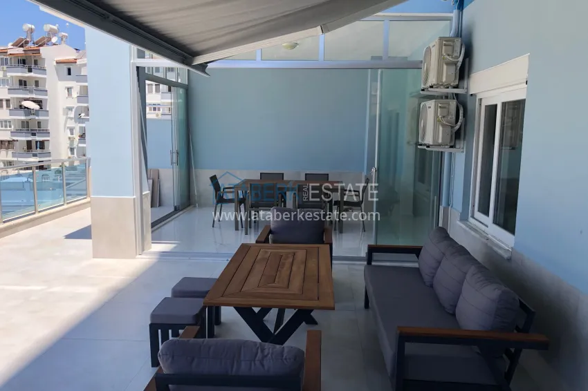 Purchase 2+1 apartment with a terrace of 70 m² in Alanya, Mahmutlar district - furnished and with sea view 4 