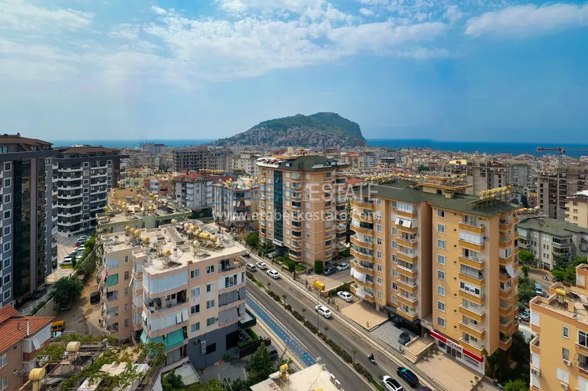 Spacious panoramic penthouse duplex in the center of Alanya — furnished and equipped with a sauna, suitable for a residence permit  4 