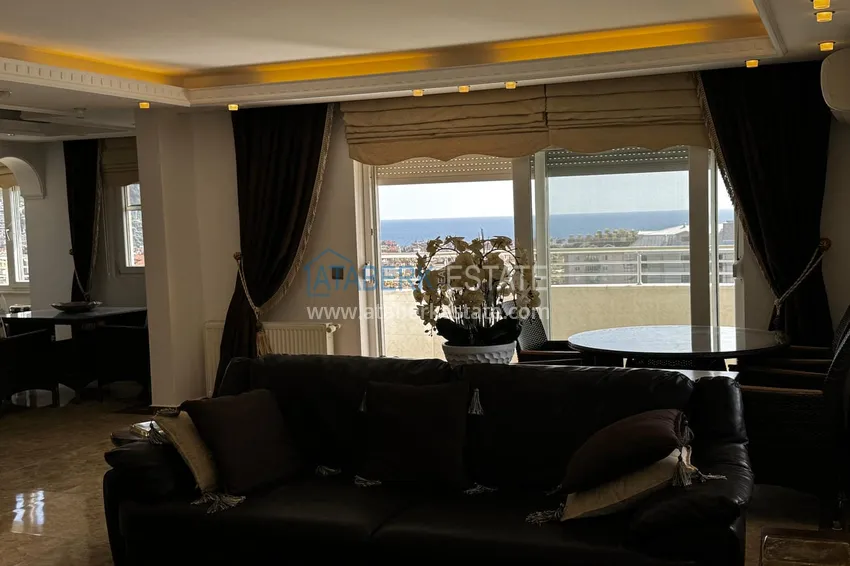 Purchase  Spacious panoramic penthouse duplex in the center of Alanya — furnished and equipped with a sauna, suitable for a residence permit  9 