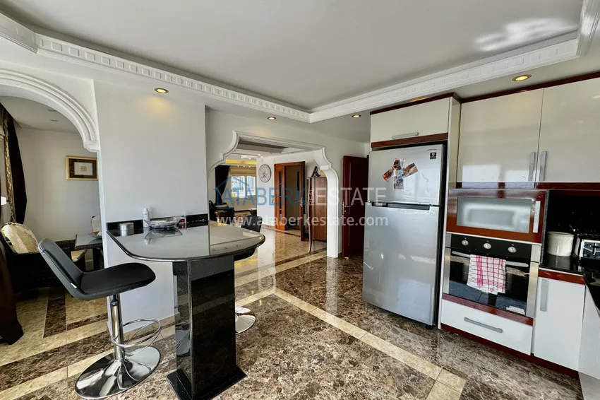 Purchase  Spacious panoramic penthouse duplex in the center of Alanya — furnished and equipped with a sauna, suitable for a residence permit  11 