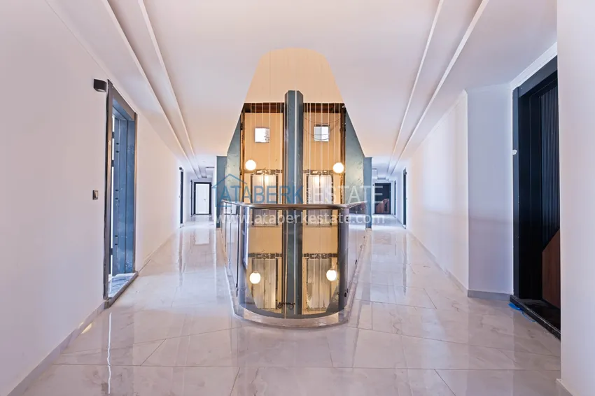 Three-room apartment with sea view in a complex under construction - Mahmutlar district, Alanya 12 