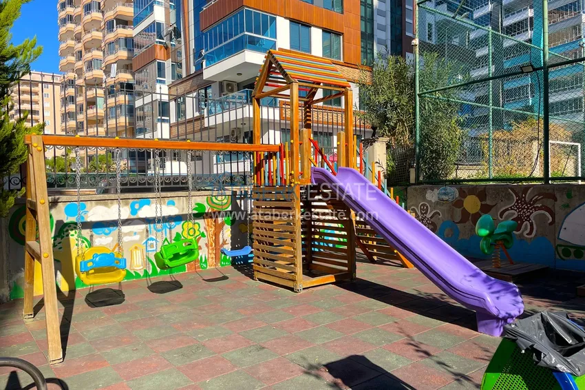 Apartment 1+1 with furniture and sea view in Mahmutlar — from the owner 12 