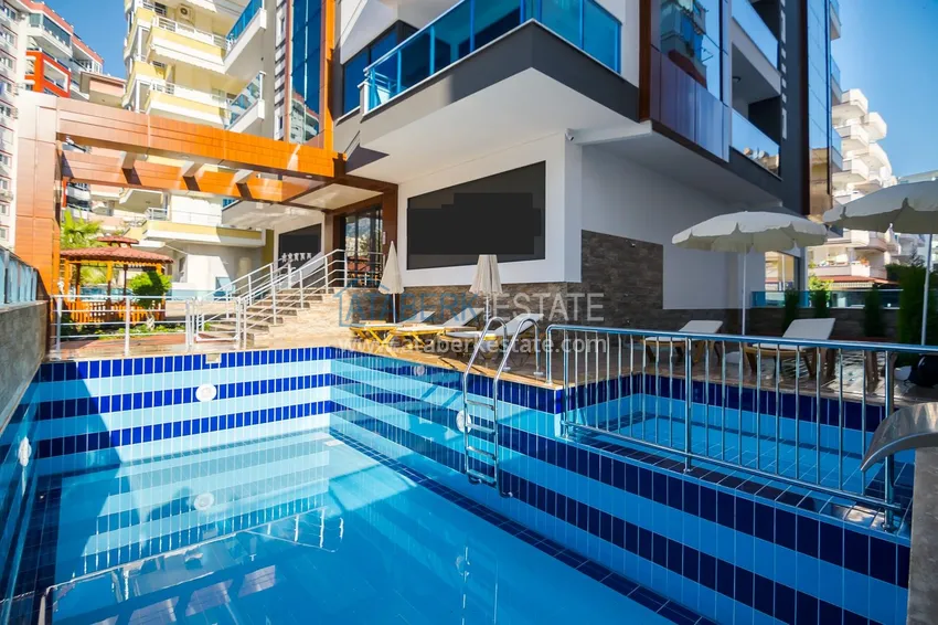 2+1 apartment with furniture and partial sea view — Alanya, Mahmutlar district  10 