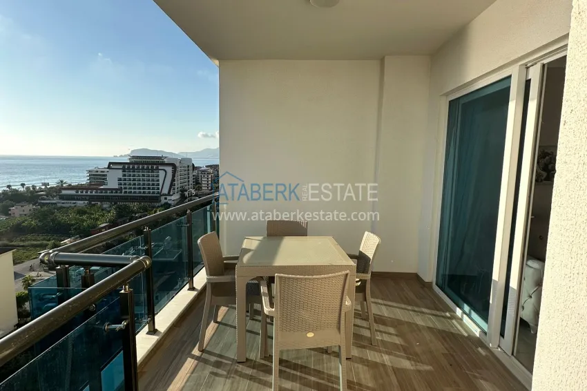 Purchase 1+1 apartment with sea view in Mahmutlar — turnkey, 70 m², second coastline 13 