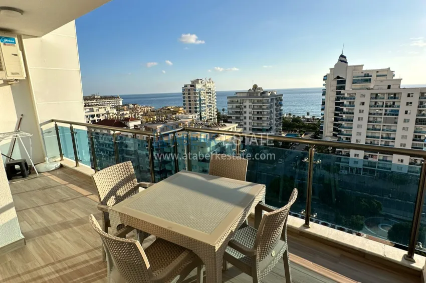 Purchase 1+1 apartment with sea view in Mahmutlar — turnkey, 70 m², second coastline 14 