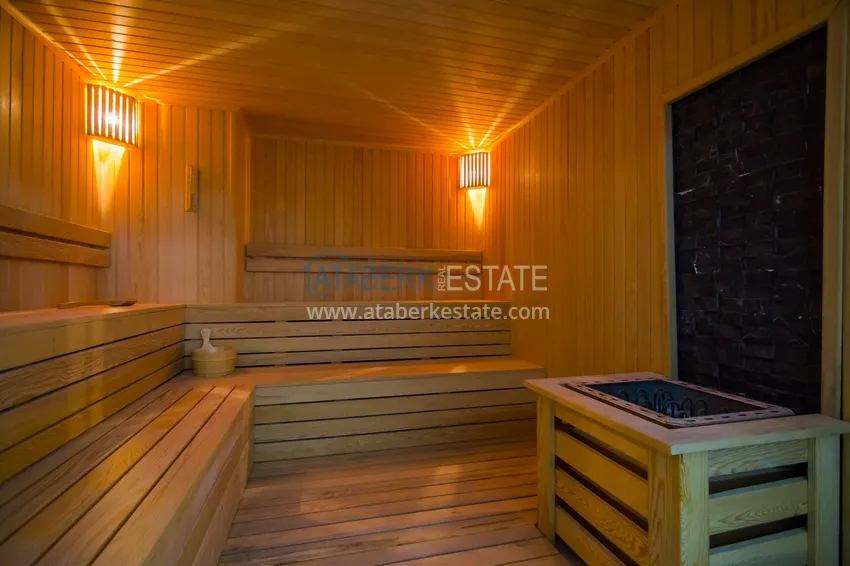 2+1 apartment with furniture and partial sea view — Alanya, Mahmutlar district  25 