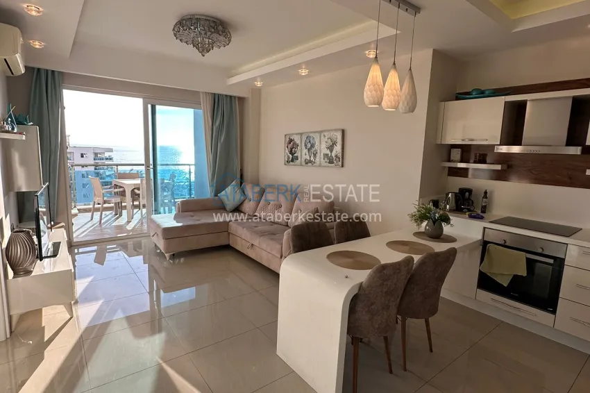 Purchase 1+1 apartment with sea view in Mahmutlar — turnkey, 70 m², second coastline 1 