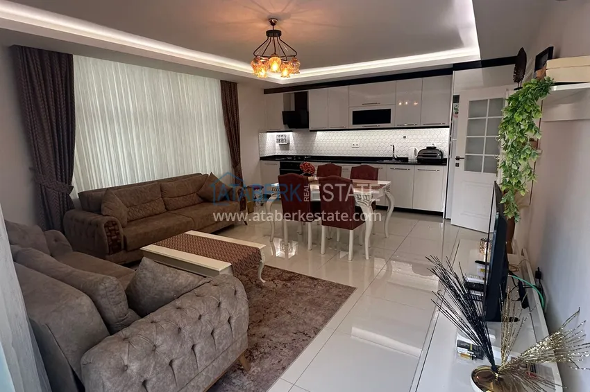 Purchase  2+1 apartment with furniture and partial sea view — Alanya, Mahmutlar district  5 