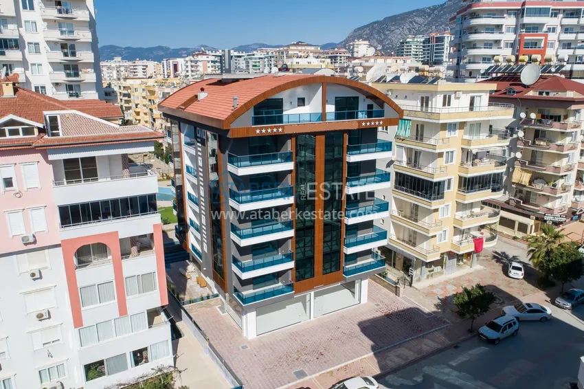 2+1 apartment with furniture and partial sea view — Alanya, Mahmutlar district  4 
