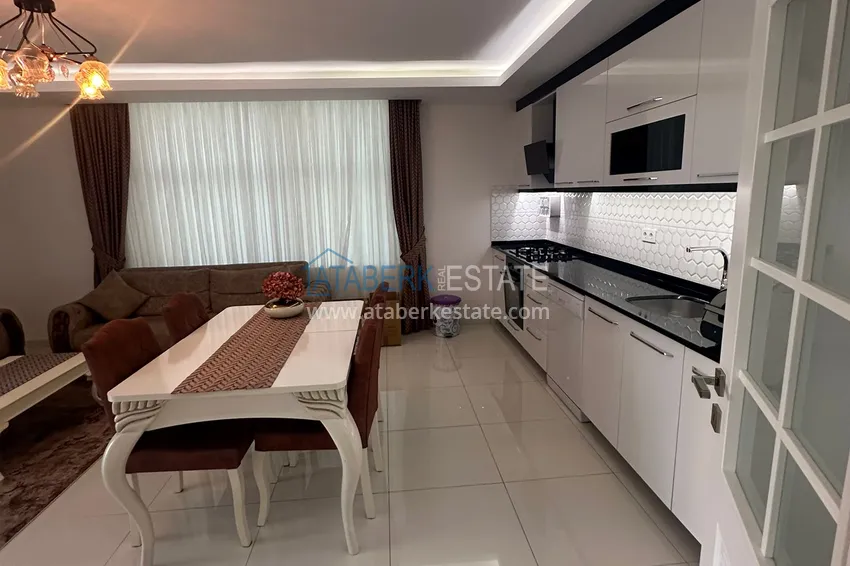 Purchase  2+1 apartment with furniture and partial sea view — Alanya, Mahmutlar district  6 