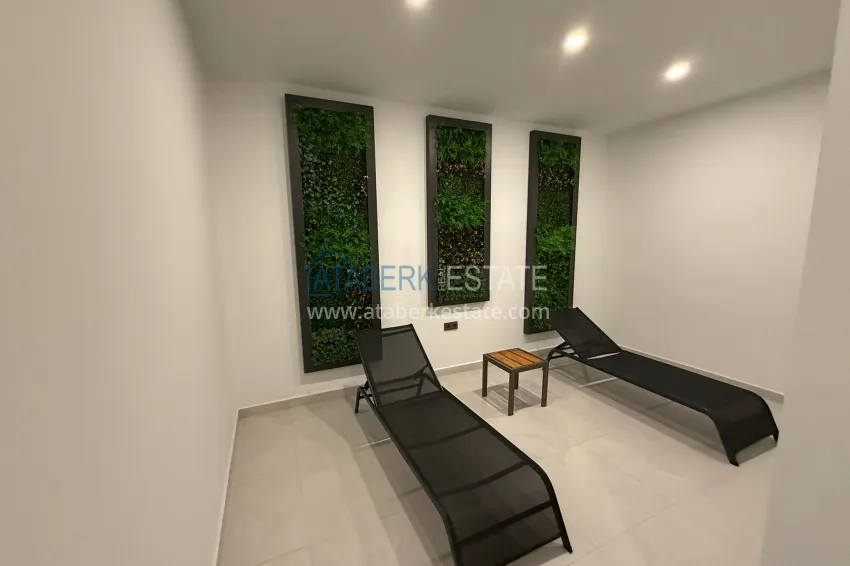 Long-term rent in the center of Alanya - 4+1 duplex apartment in a modern comfort-class complex No. 18 11