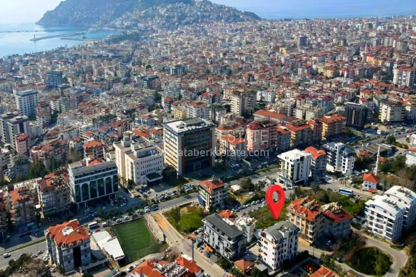 Long-term rent in the center of Alanya - 4+1 duplex apartment in a modern comfort-class complex No. 18 1