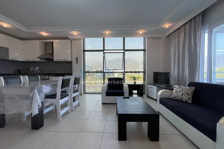 Purchase 1+1 apartment for a residence permit in Alanya, Oba district - turnkey and mountain views 3 