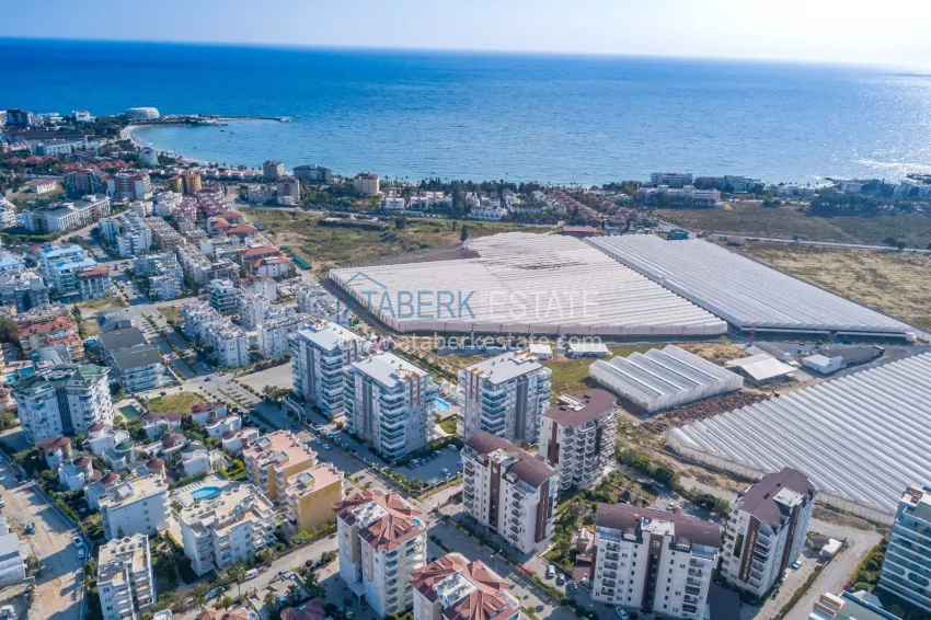 Furnished 2+1 apartment in Avsallar by the sea with access to a private beach 1 