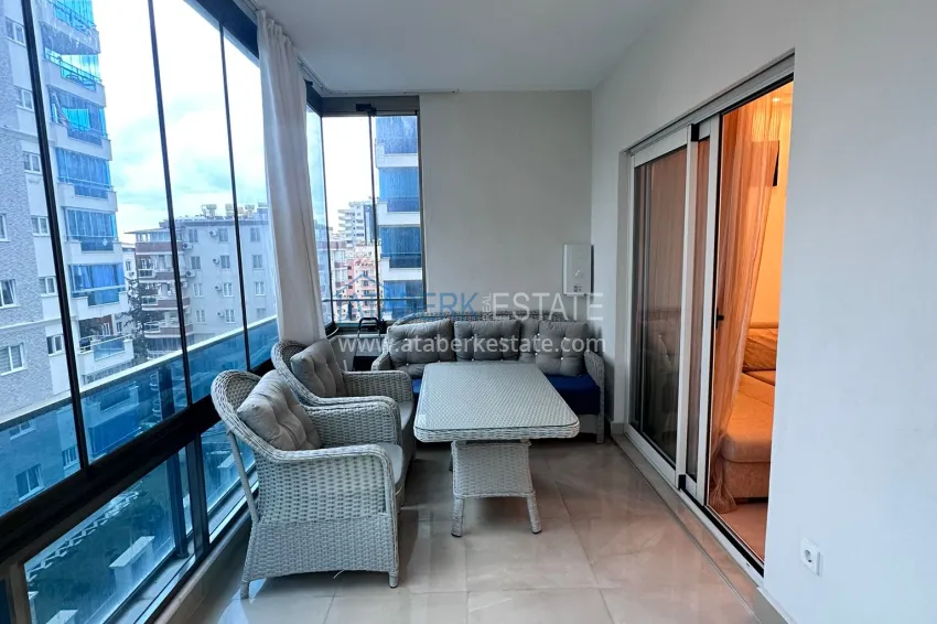 Purchase 1+1 81 m2 apartment with a glazed balcony in Mahmutlar — turnkey option 12