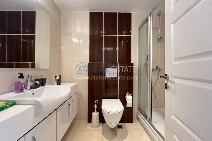 Purchase  4+1 duplex with garden in Kargicak — furnished, in a luxury complex 26 