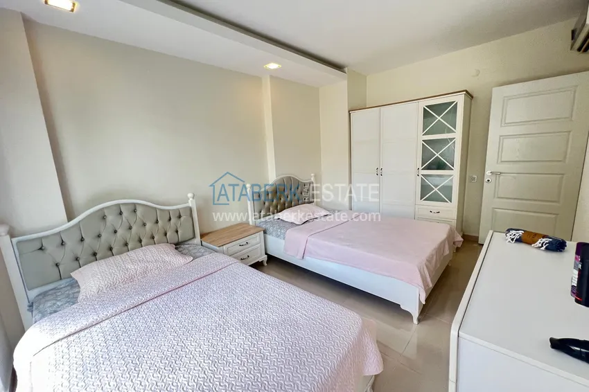 Purchase  4+1 duplex with garden in Kargicak — furnished, in a luxury complex 30 