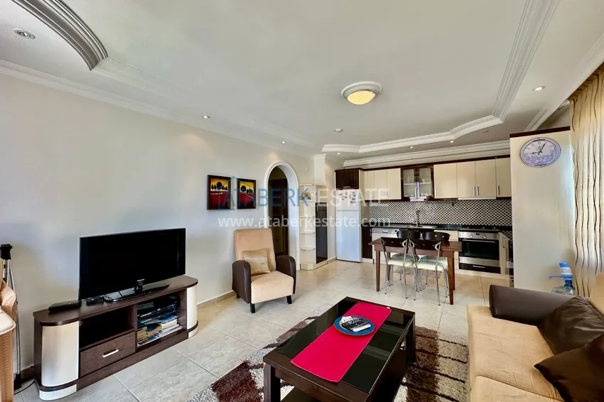 Purchase  Furnished one-bedroom apartment in Cikcilli - property for a residence permit in Alanya 2 