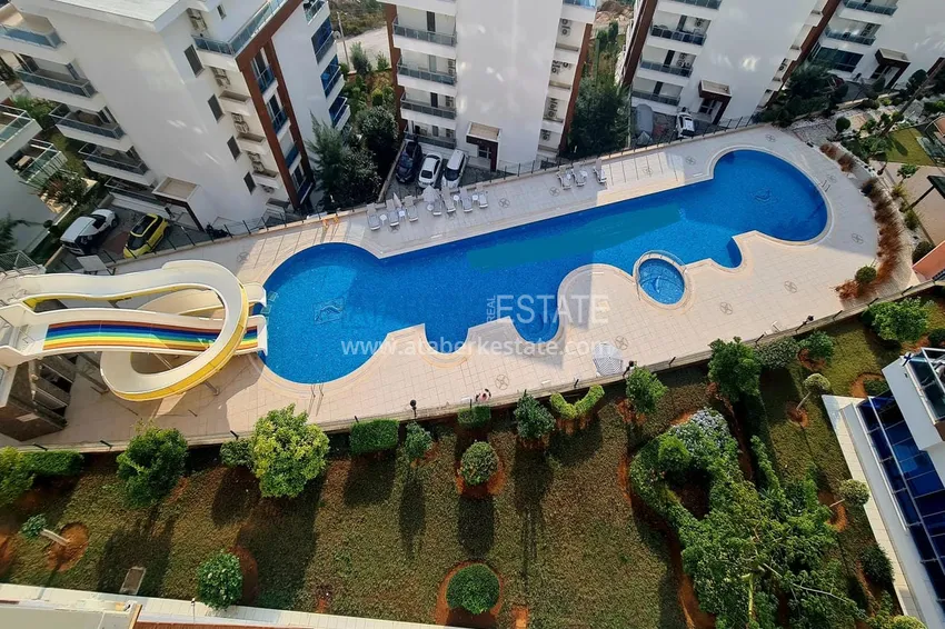 4+1 duplex with garden in Kargicak — furnished, in a luxury complex 5 