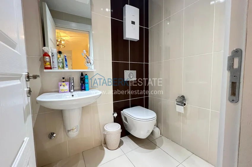 Purchase  4+1 duplex with garden in Kargicak — furnished, in a luxury complex 6 