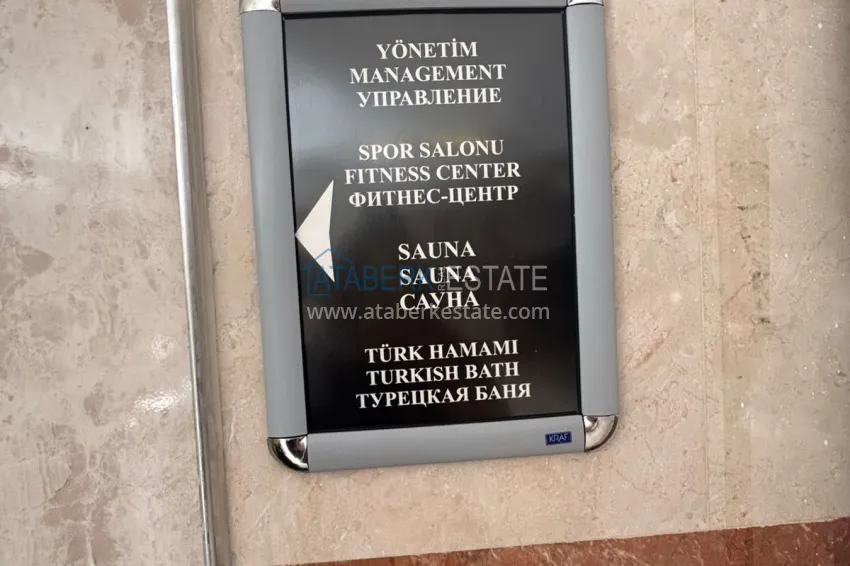 Apartment 1+1 75 m2 with sea view in Tosmur — an option for a residence permit directly from the owner 14 