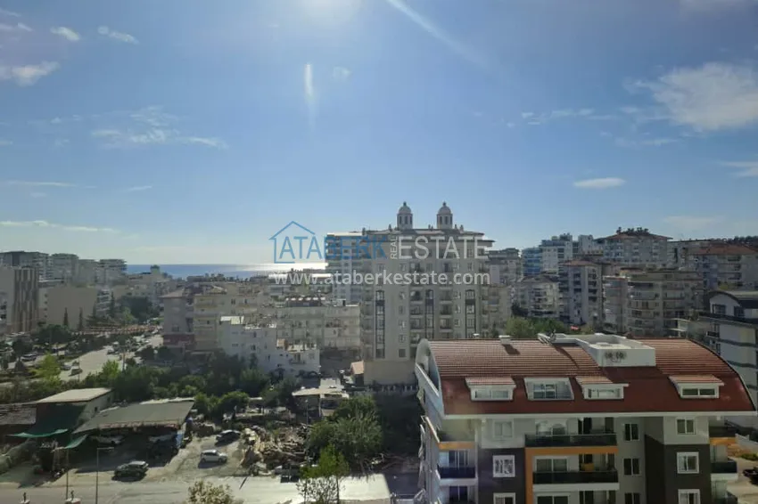 Purchase  1+1 apartment with sea view in Mahmutlar — new, from the owner 12 