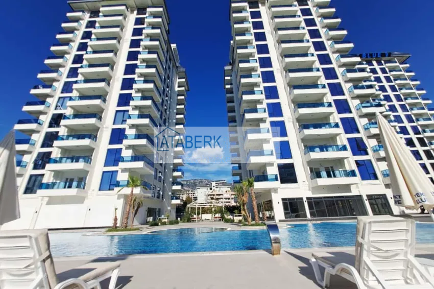 1+1 apartment with sea view in Mahmutlar — new, from the owner 2 