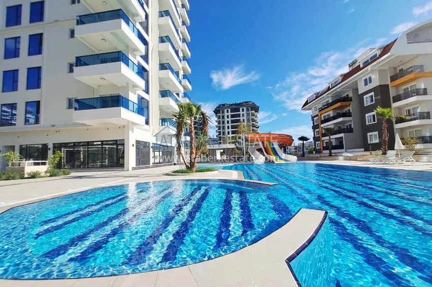 1+1 apartment with sea view in Mahmutlar — new, from the owner 3 