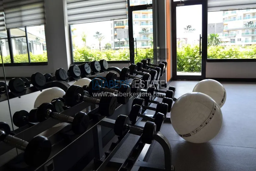 Furnished apartment in Avsallar with a glazed balcony in a hotel-type complex — directly from the owner 25 