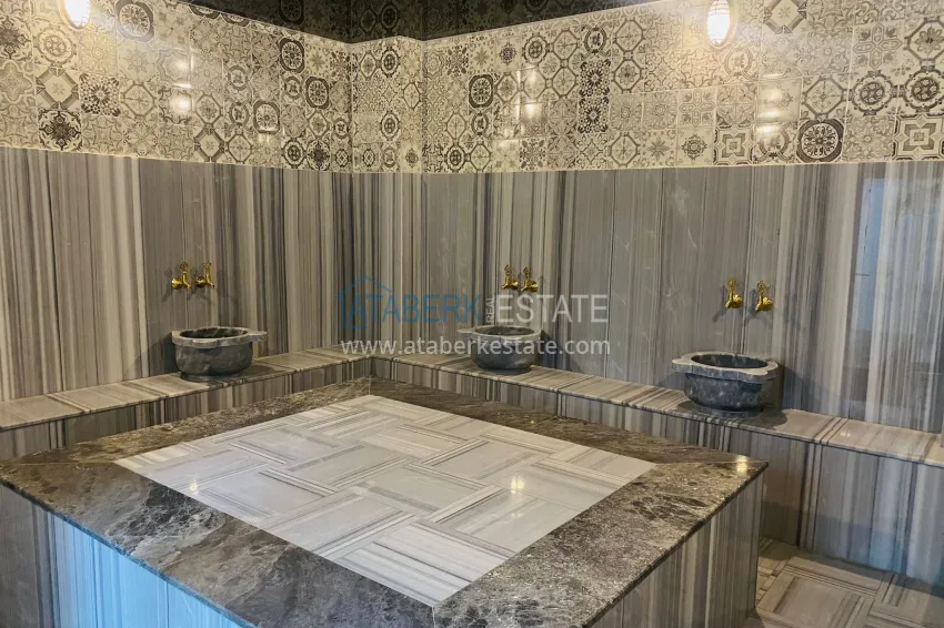 1+1 furnished apartment in Alanya, Avsallar district with short-term rental permit 26 