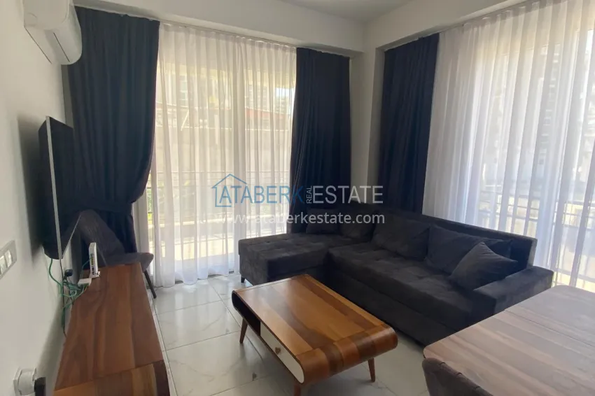 Purchase 1+1 furnished apartment in Alanya, Avsallar district with short-term rental permit 5 