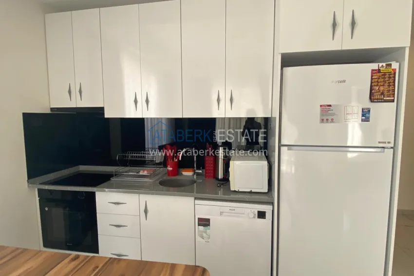 Purchase 1+1 furnished apartment in Alanya, Avsallar district with short-term rental permit 6 