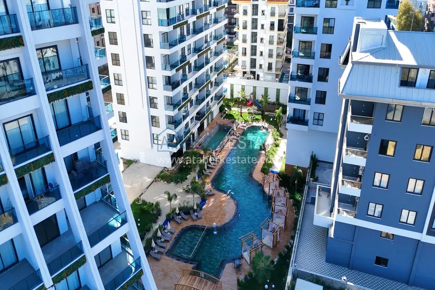 Duplex apartment with sea view and fine finishing — Alanya, Mahmutlar district 6 