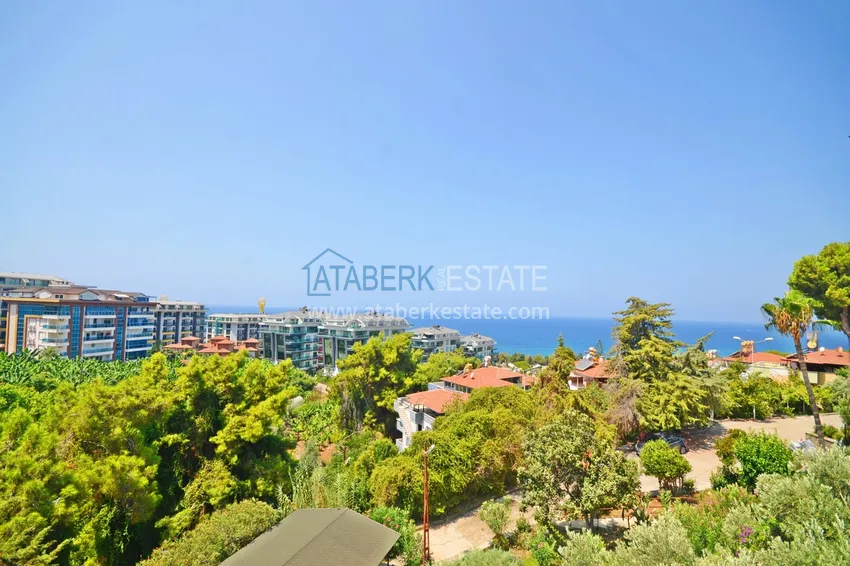 Purchase  2+1 apartment with sea view in Kargicak — 300 m to the beach 10 