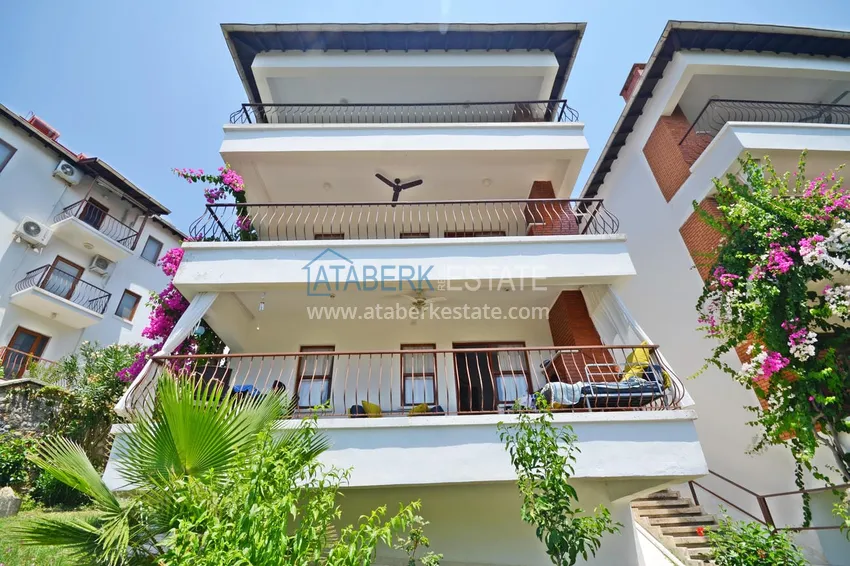 2+1 apartment with sea view in Kargicak — 300 m to the beach 4 