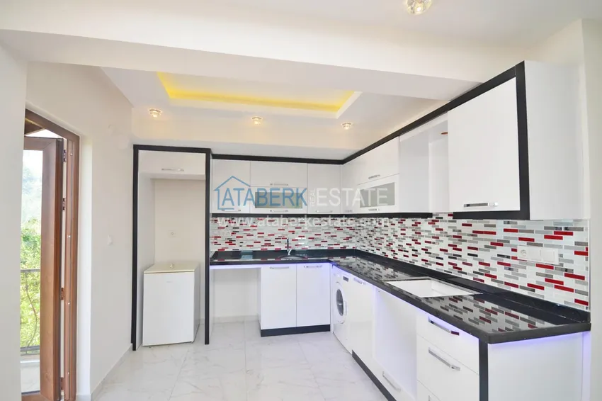 Purchase  2+1 apartment with sea view in Kargicak — 300 m to the beach 5 