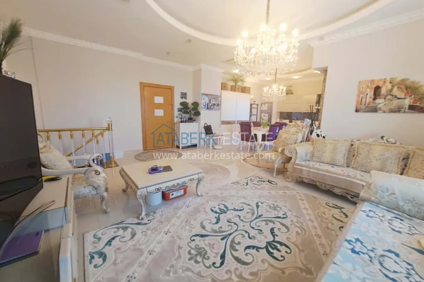 Purchase 2+1 penthouse duplex in Mahmutlar — with sea views and designer renovation 17