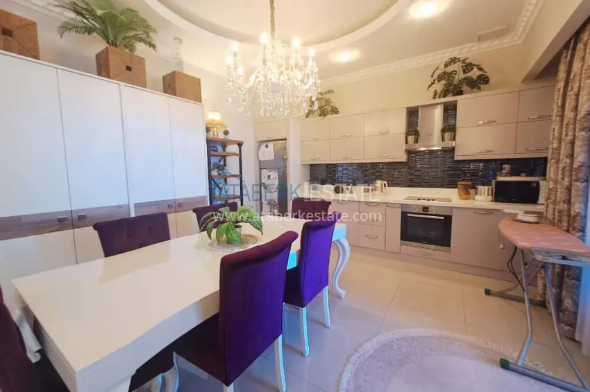 Purchase 2+1 penthouse duplex in Mahmutlar — with sea views and designer renovation 20