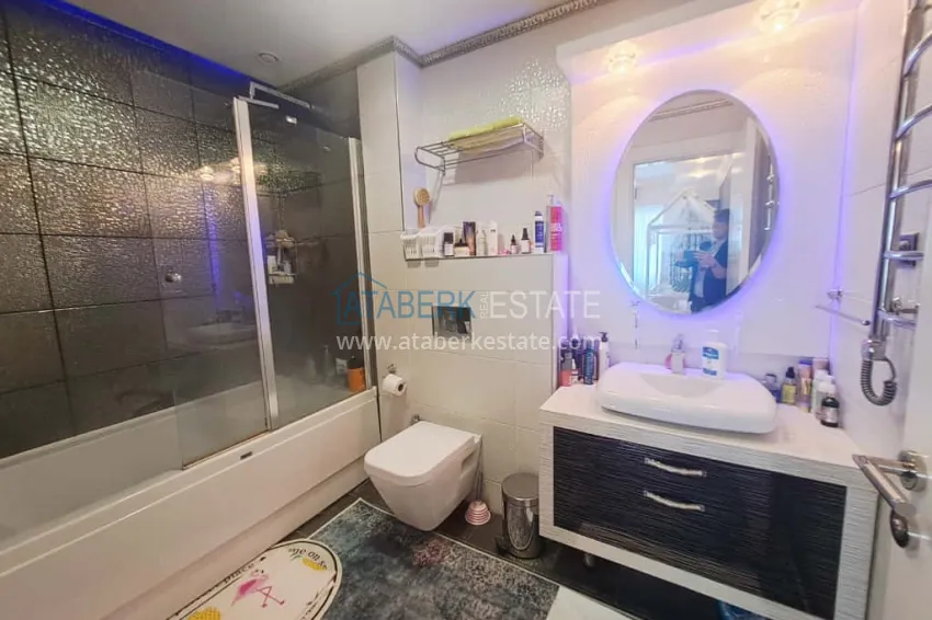 Purchase 2+1 penthouse duplex in Mahmutlar — with sea views and designer renovation 22